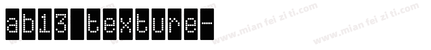 ab13 texture字体转换